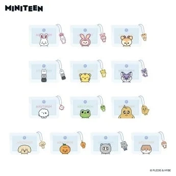 MINITEEN PVC TRANSPARENT STORAGE POUCH