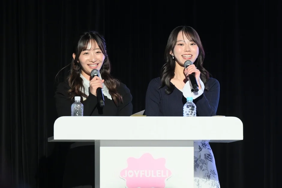 MCs Ishikawa Karin and Honmo Ayaka