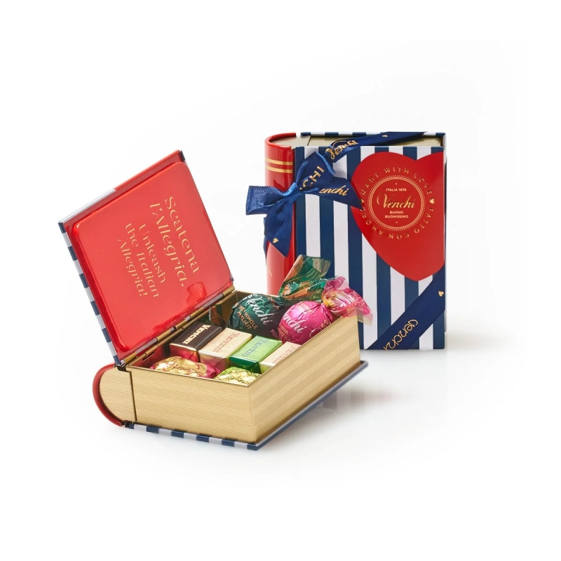 Venchi Mini Book Can Assortment Wave My Heart