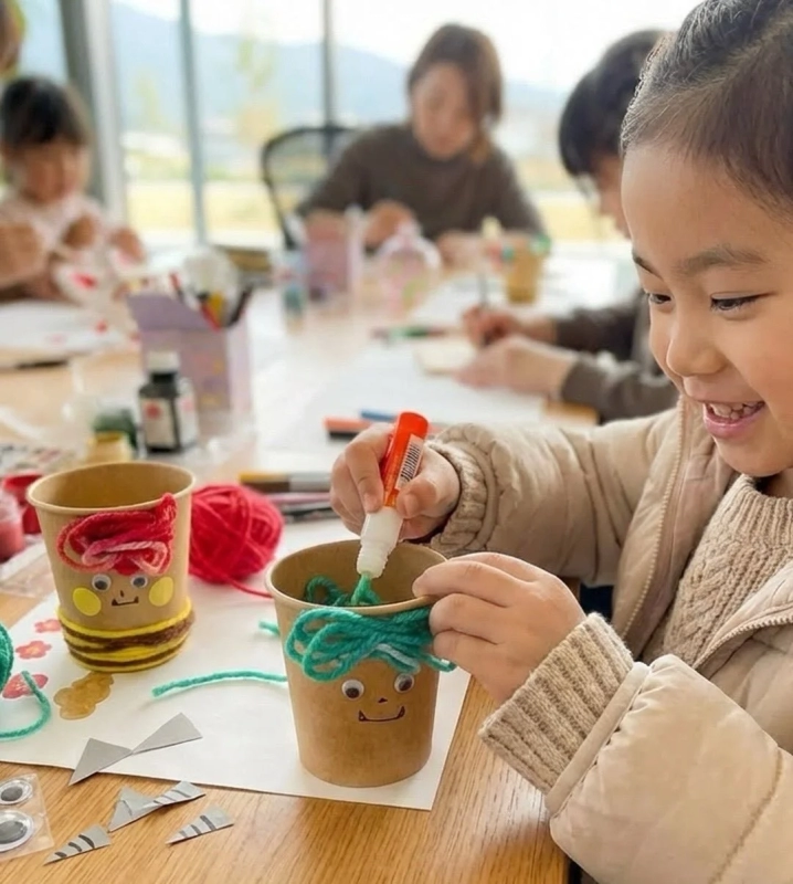 Children's crafting workshop