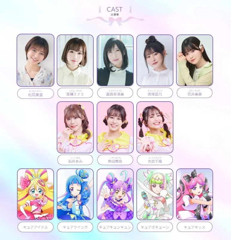 Kimi to Idol Precure♪ LIVE2025 Cast