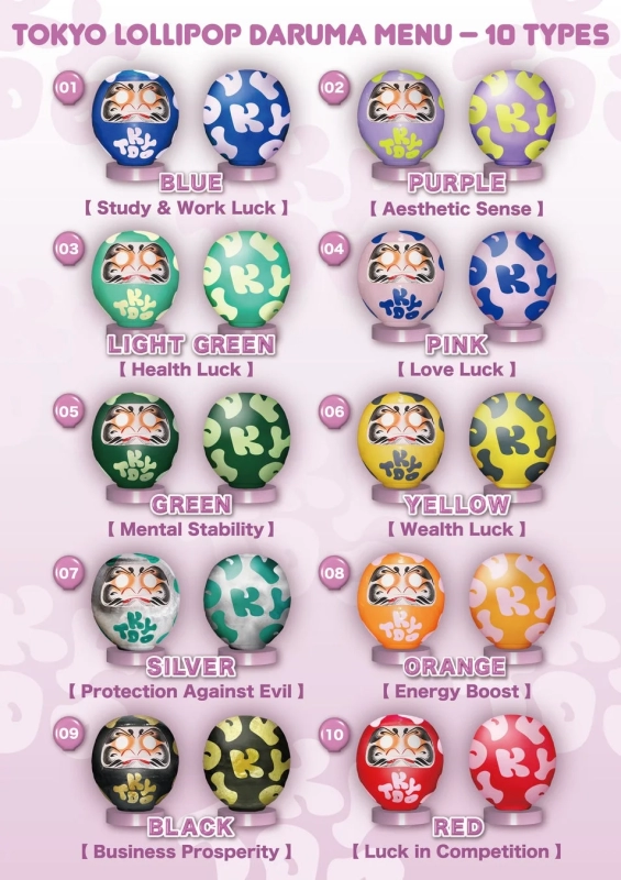 TOKYO LOLLIPOP Daruma menu
