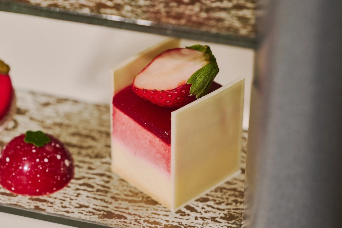 Layered Strawberry Cake