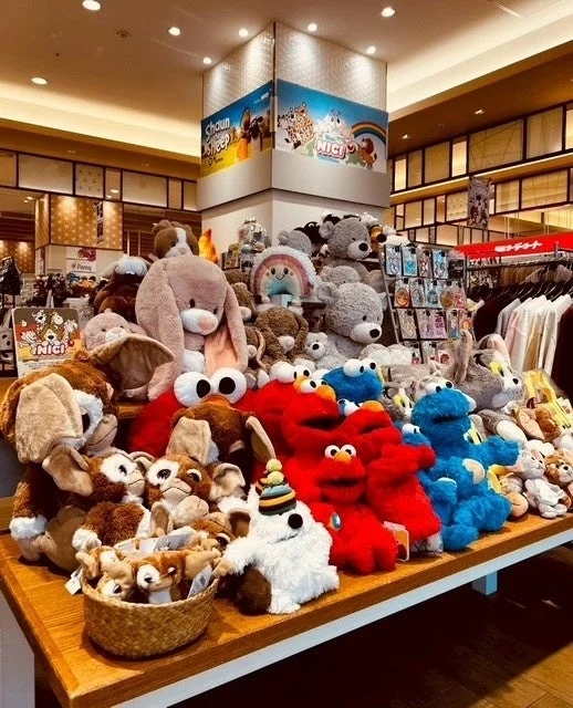 NICI Shop Display with Shaun the Sheep