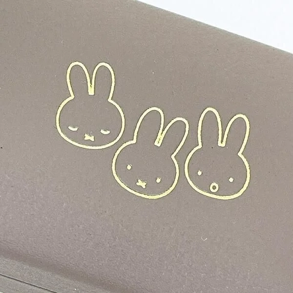 Gold Miffy faces on case