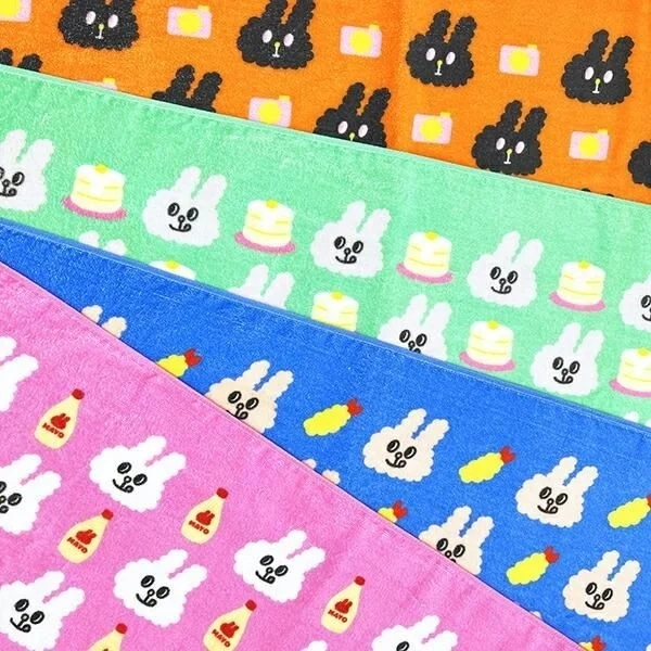 Overview of Bunny Konbini Towels