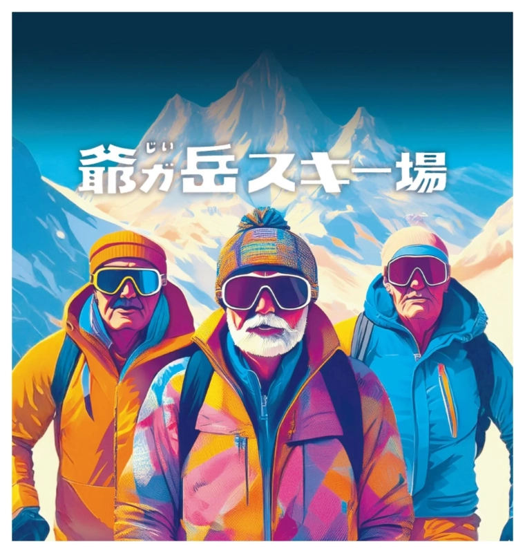 Skiers at Jiigatake Ski Resort