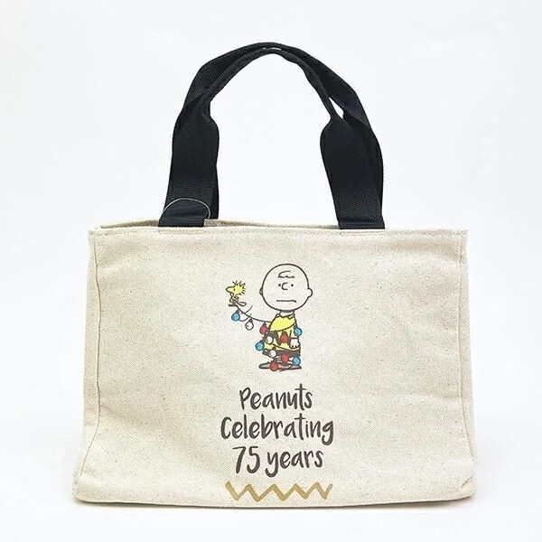 Charlie Brown 75th Anniversary Tote Bag