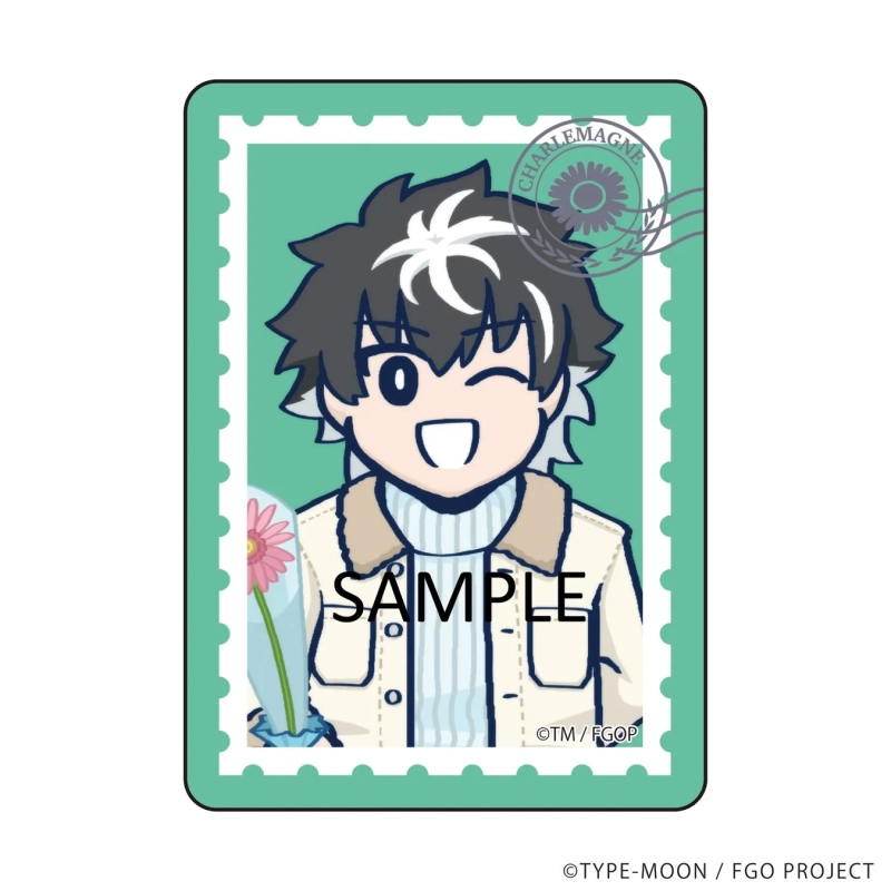 Charlemagne stamp-style art