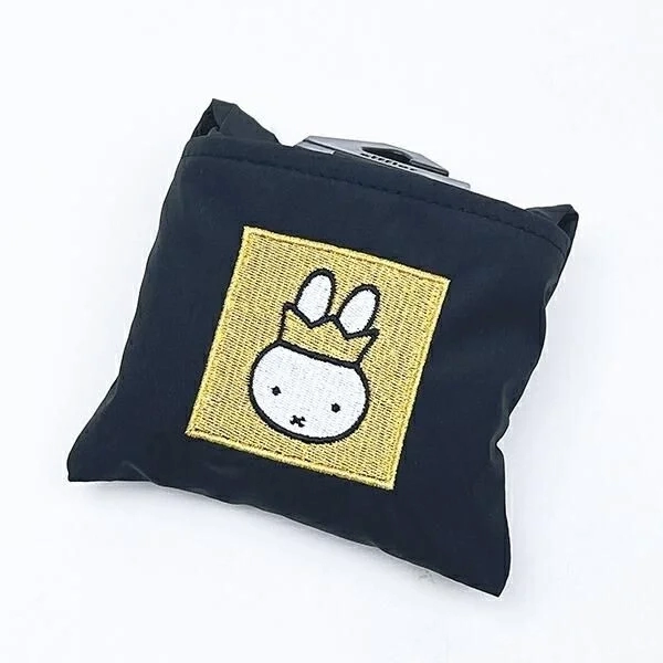 Compactly folded eco-bag with crown Miffy