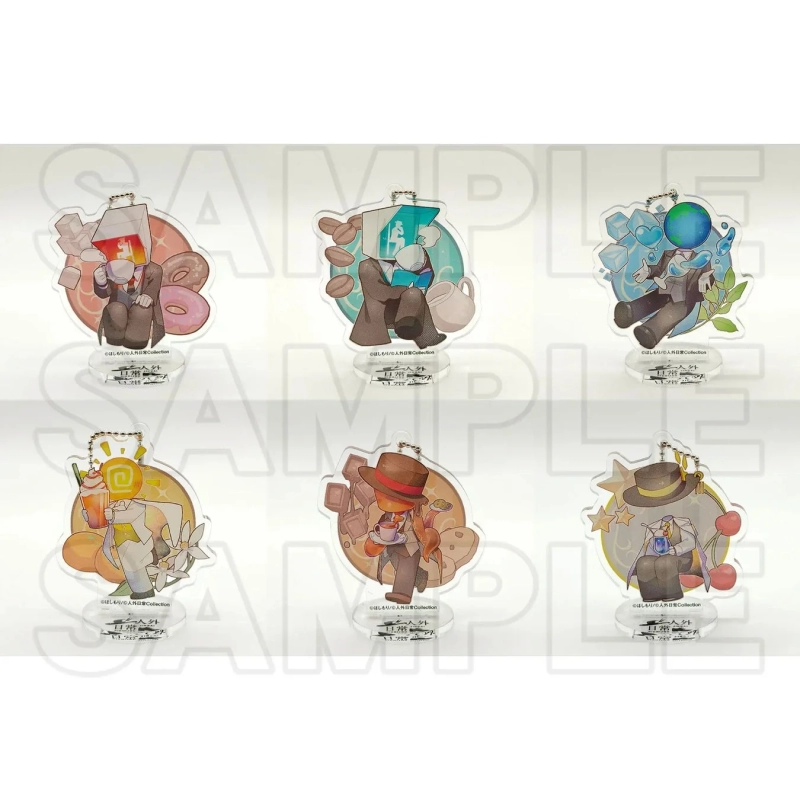 Milk Carton Head Acrylic Stands