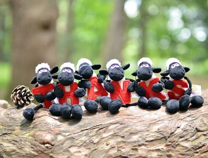 Shaun the Sheep Alphabet Keyrings