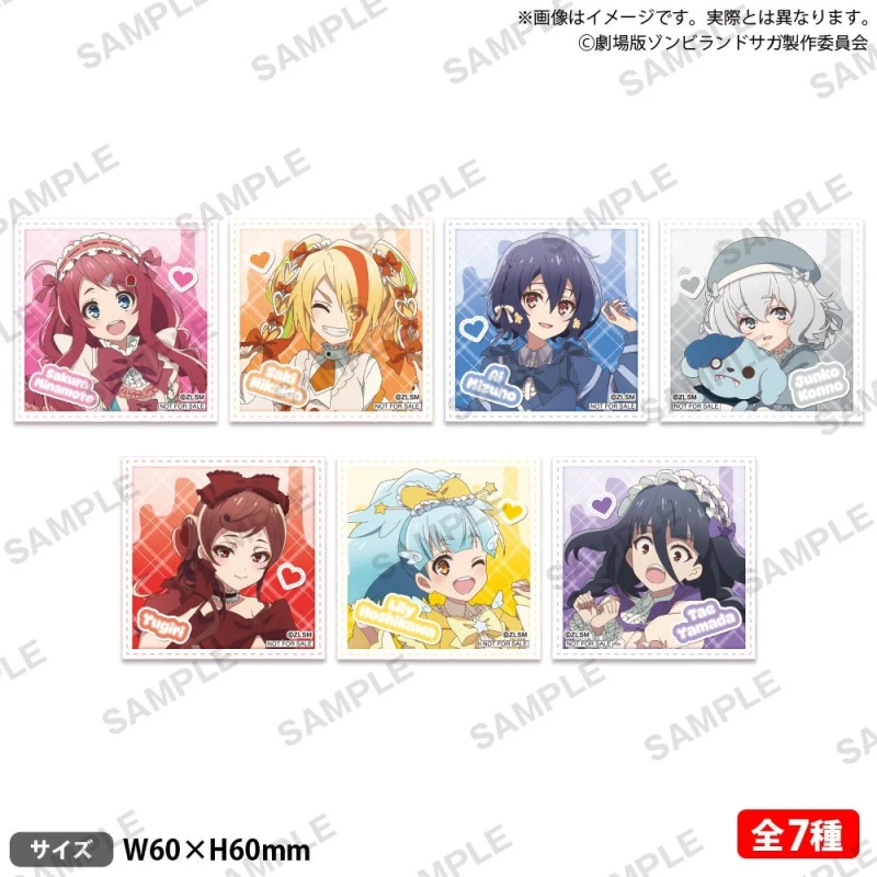 Purchase Bonus: Random Sticker (7 types) featuring the idols