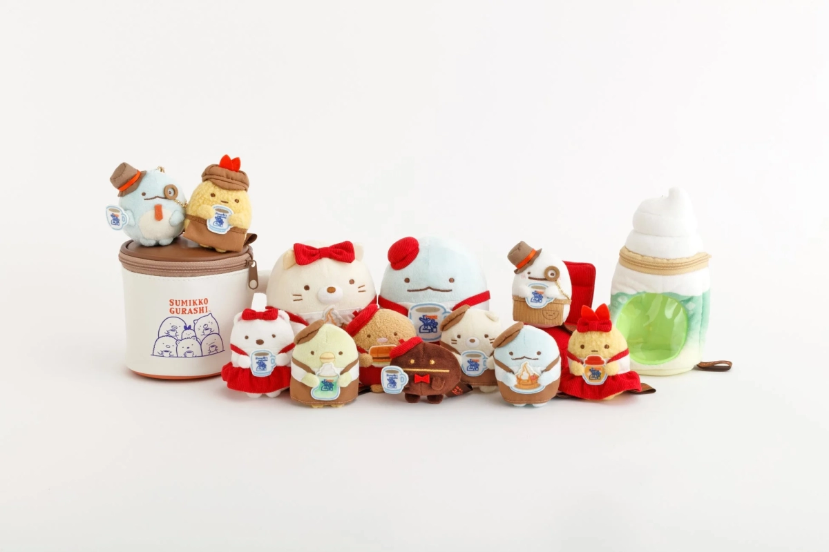 Sumikkogurashi Cafe-themed Plush Collection