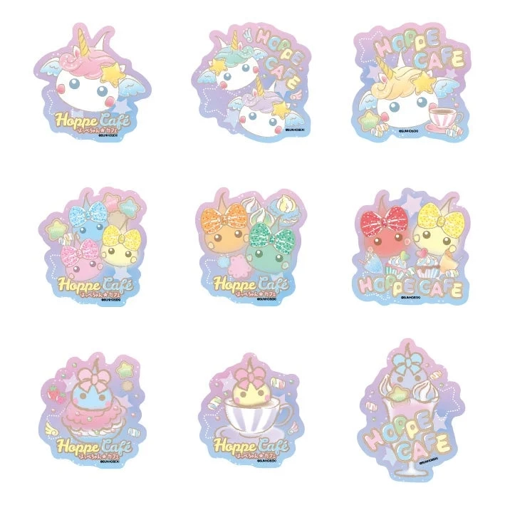 Hoppe-chan hologram stickers