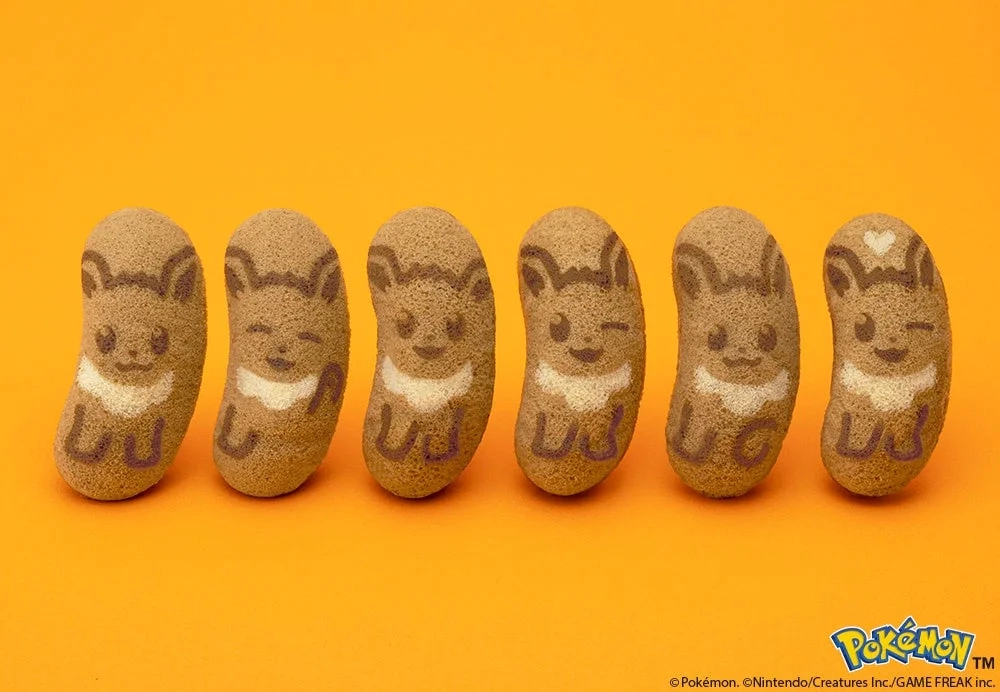 Six Eevee Tokyo Banana Patterns