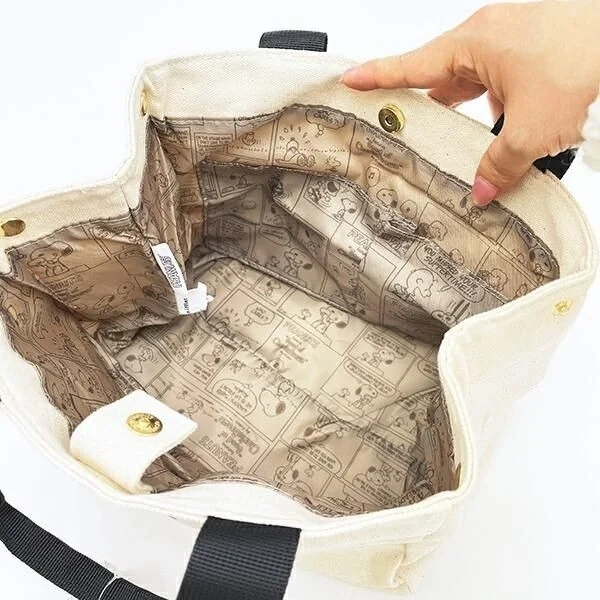 Snoopy Tote Bag Interior