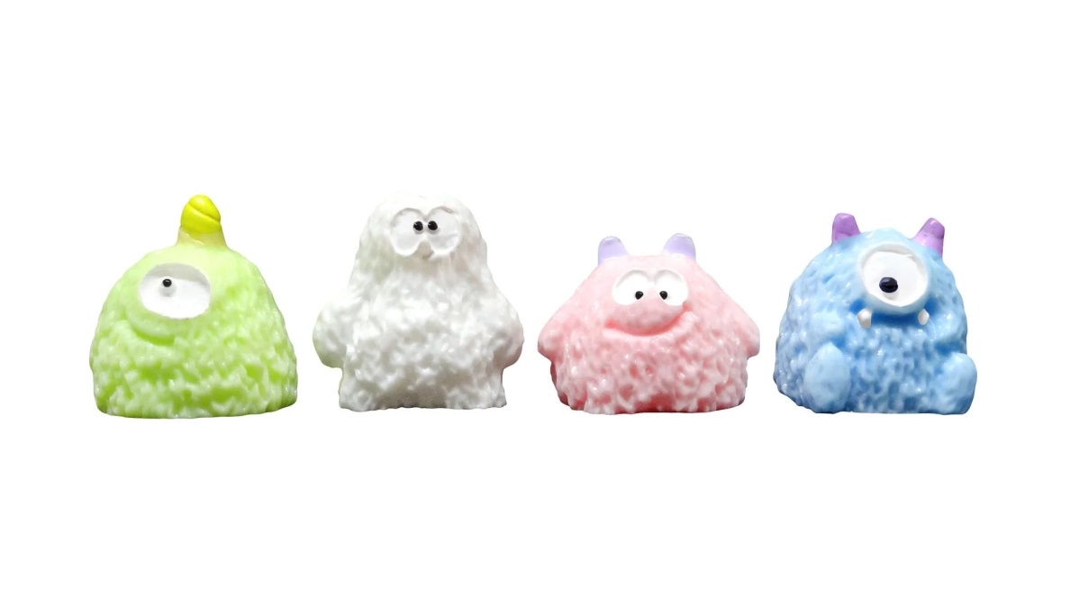 Four Boredom Creatures figures