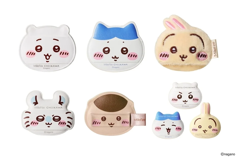 Individual Chiiikawa Character Makeup Puffs