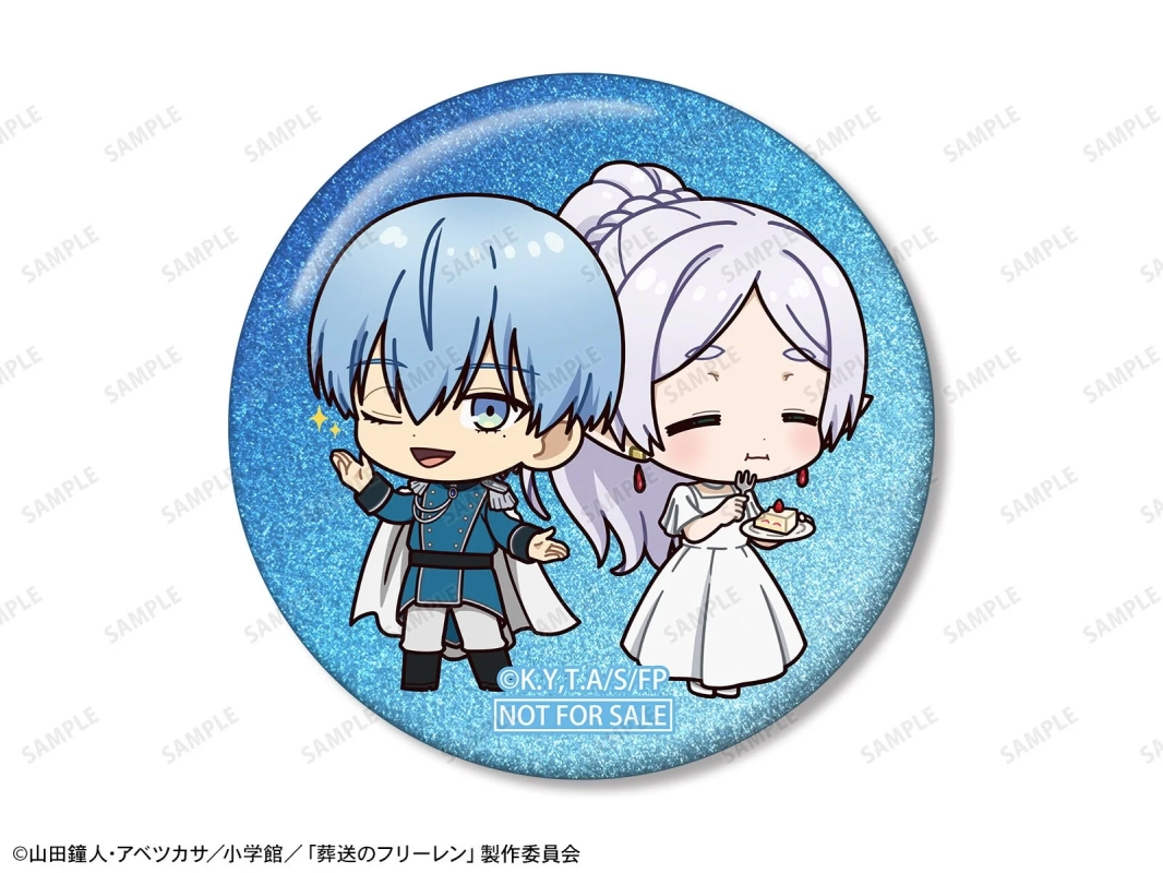 Frieren & Himmel Glitter Can Badge Benefit