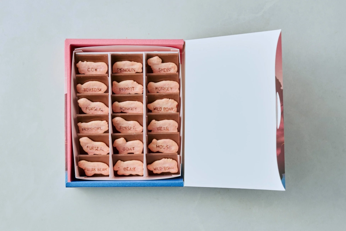 2種の国産いちごを使用した特別なたべっ子どうぶつ