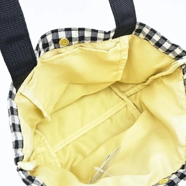 Inside view of tote bag with pocket