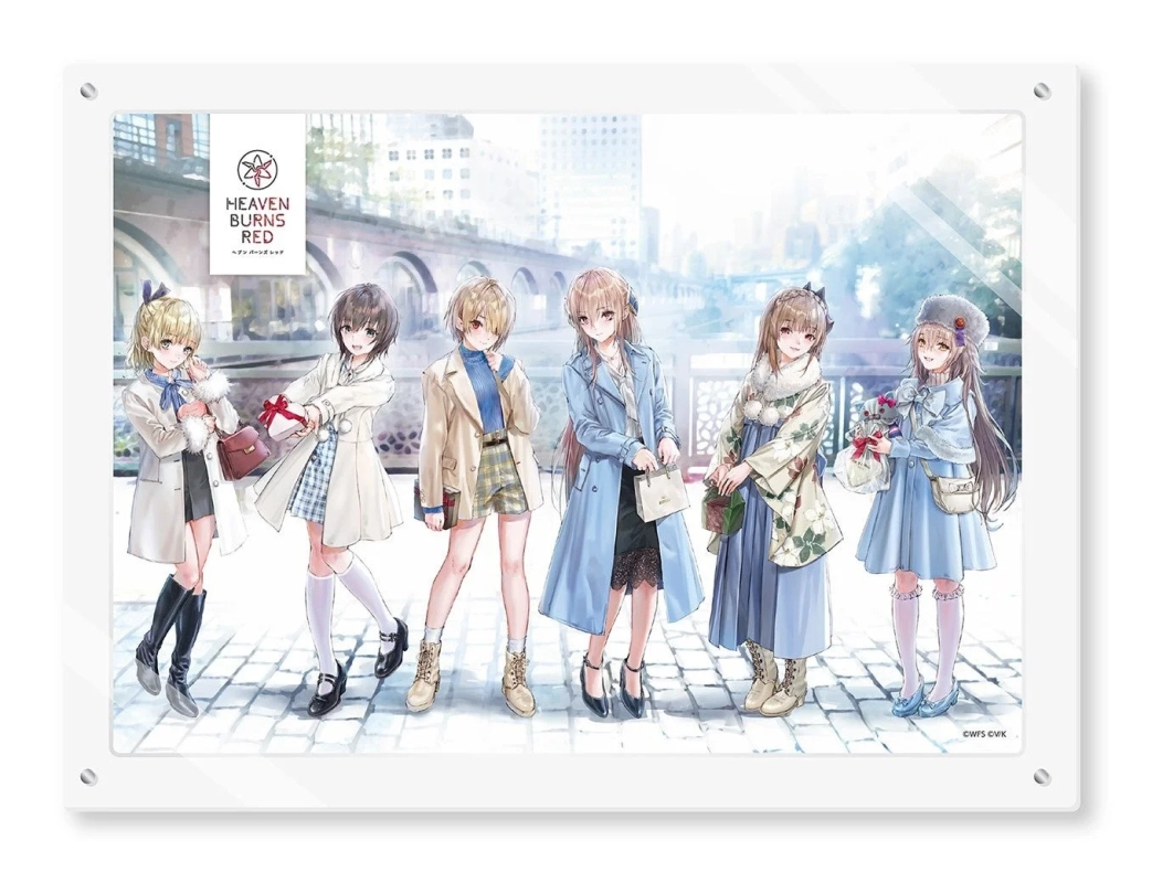 Metal Display with Heaven Burns Red characters