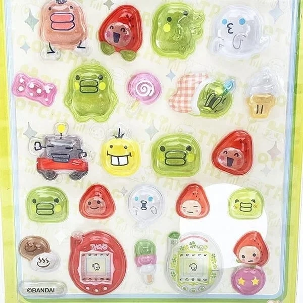 Green Tamagotchi Character Stickers