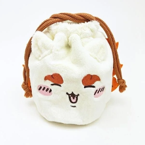 Pouch cinched closed