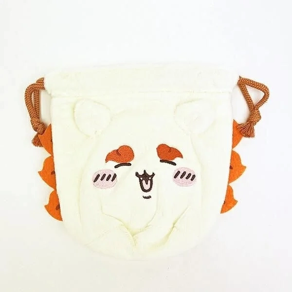 Chiikawa Shisa Face Drawstring Pouch