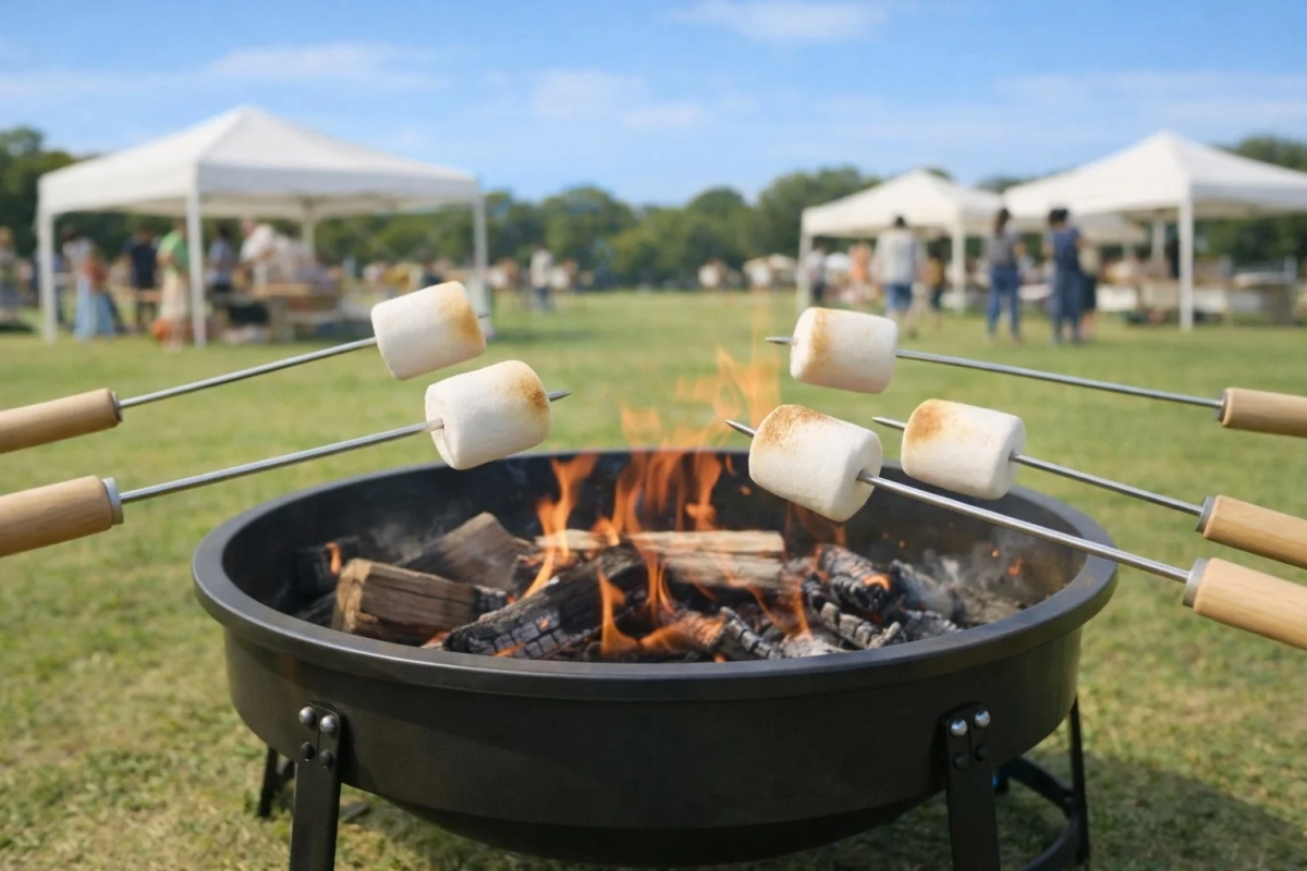 Marshmallow roasting