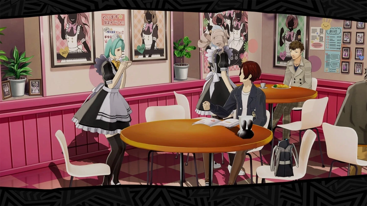 Maid cafe scene