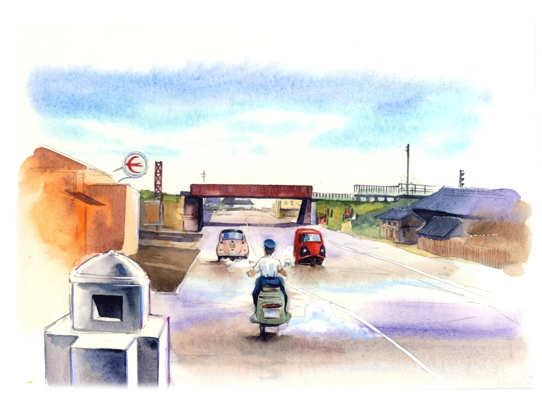 Higashi Saga Station Crossover Bridge