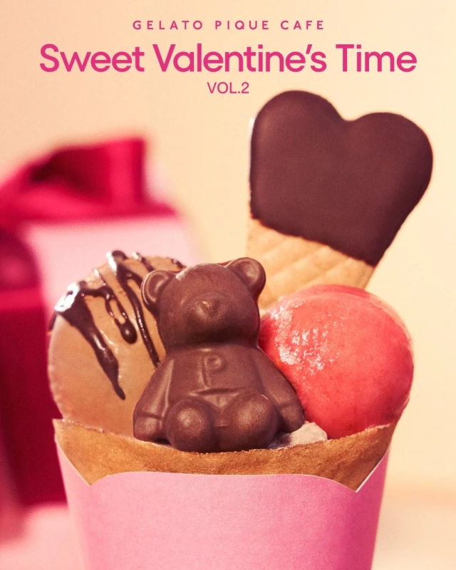 Pique Bear Choco Caramel Crepe