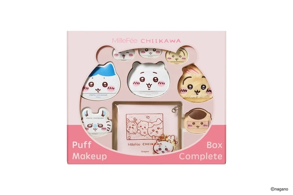 Chiiikawa Makeup Puff Complete Box