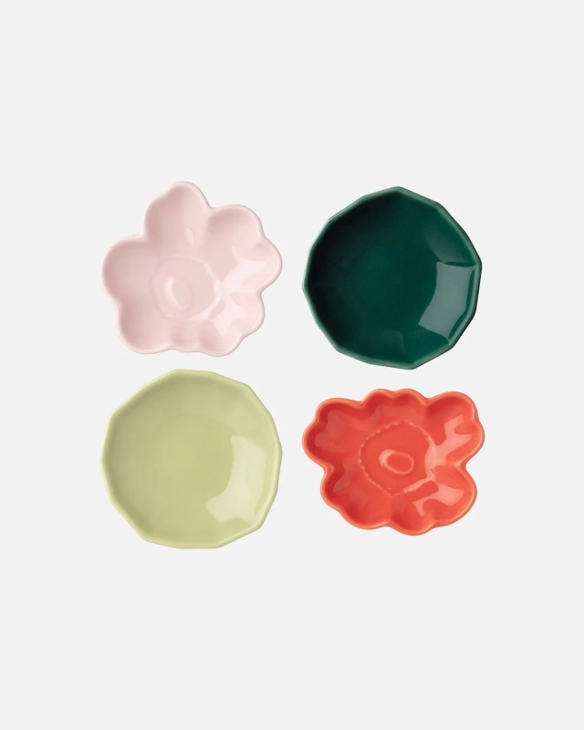 Marimekko Colorful Flower-shaped Plates
