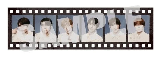 NCT WISH members featured in a film strip