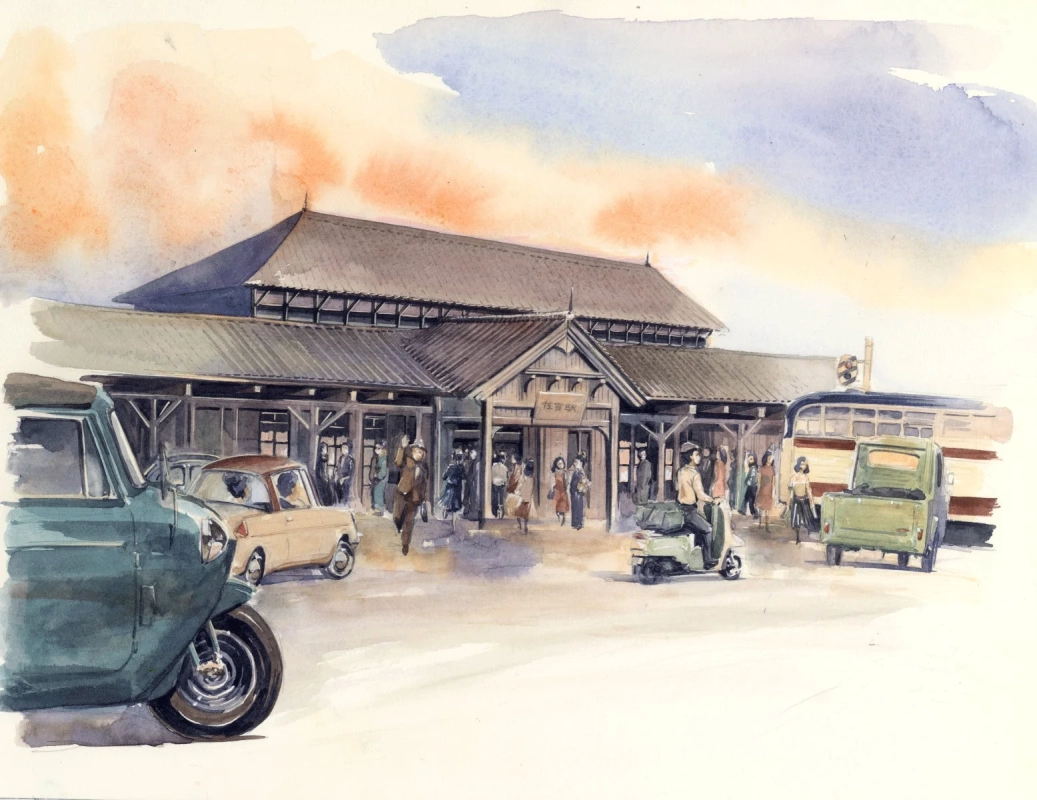 Saga Station Evening View