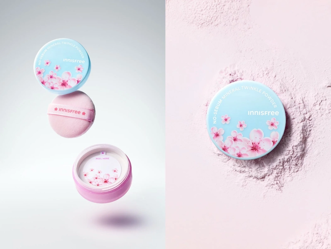 INNISFREE No-Sebum Mineral Twinkle Powder Cherry Blossom