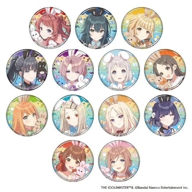 Gakuen Idolmaster Aurora Foil Can Badges