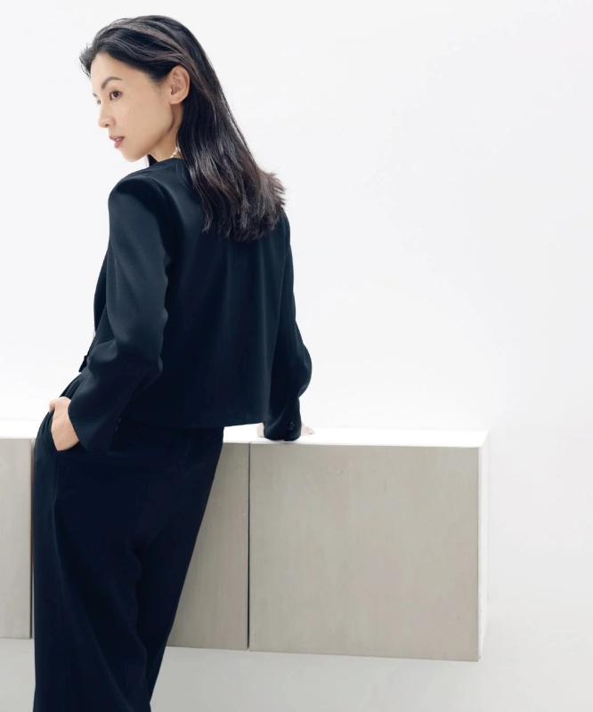 New Standard collection piece: Black jacket and pants