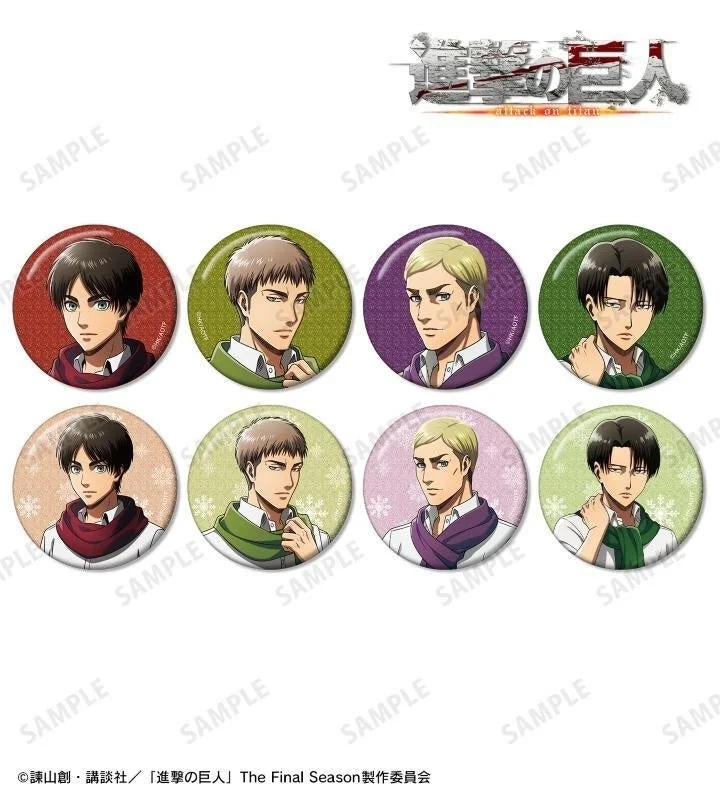 Scarf-wearing ver. Glitter Can Badge