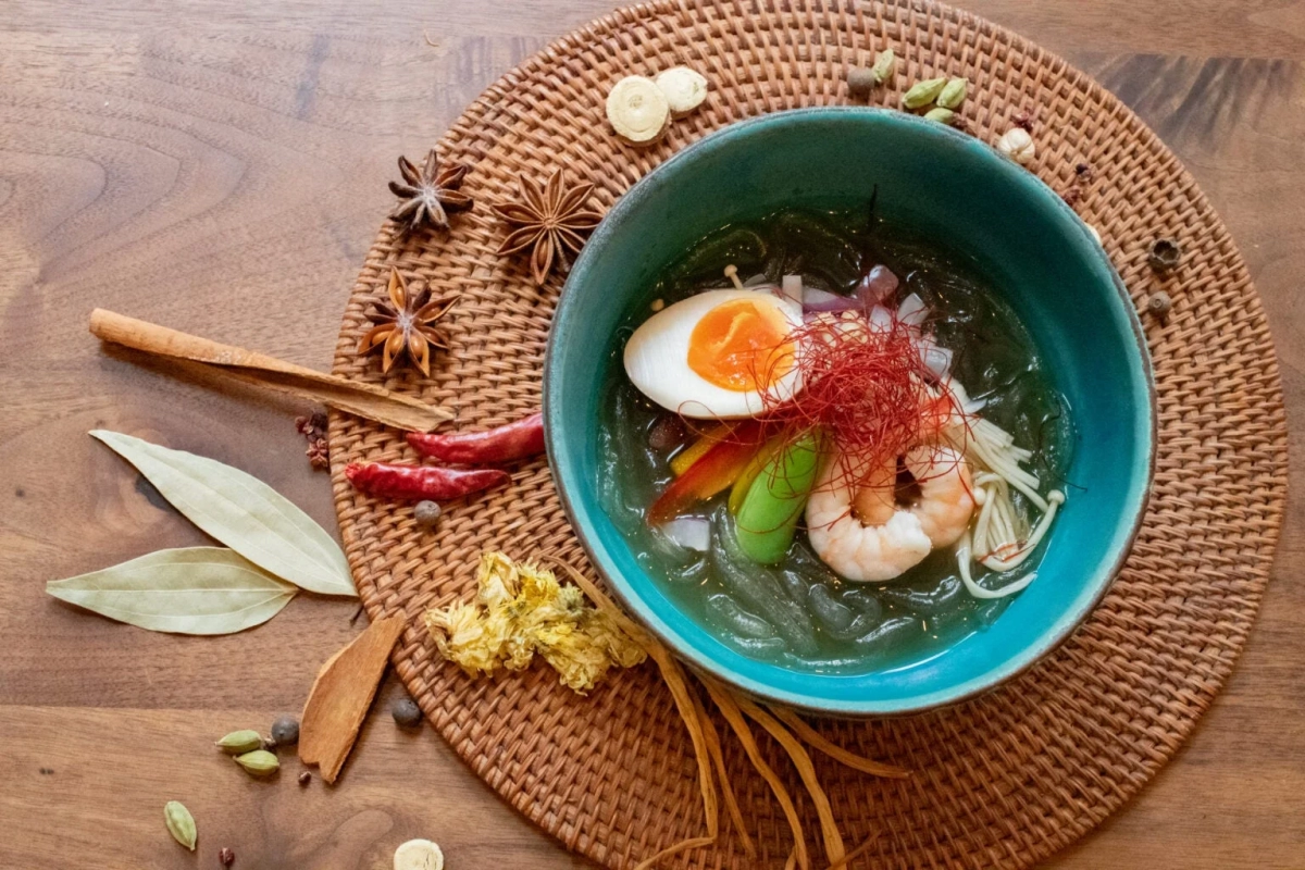Mala Tang dish with various spices