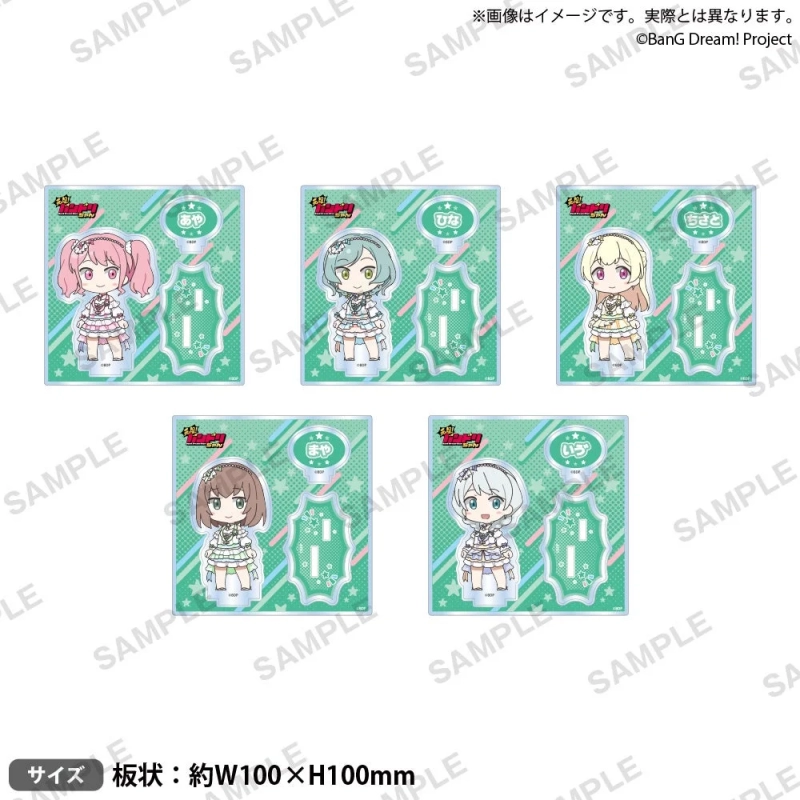 Ganso! BanG Dream! Girls Diorama Acrylic Stand for Pastel＊Palettes members