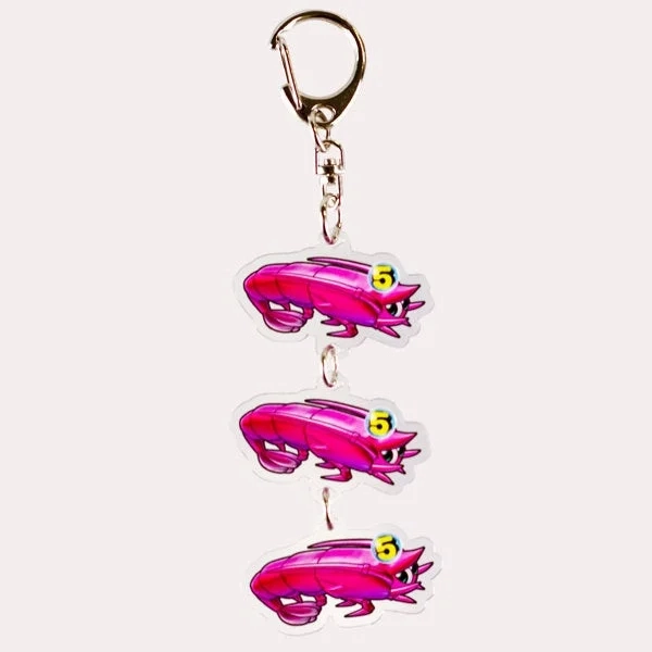Umi Monogatari 3-Chain Acrylic Keychain Shrimp