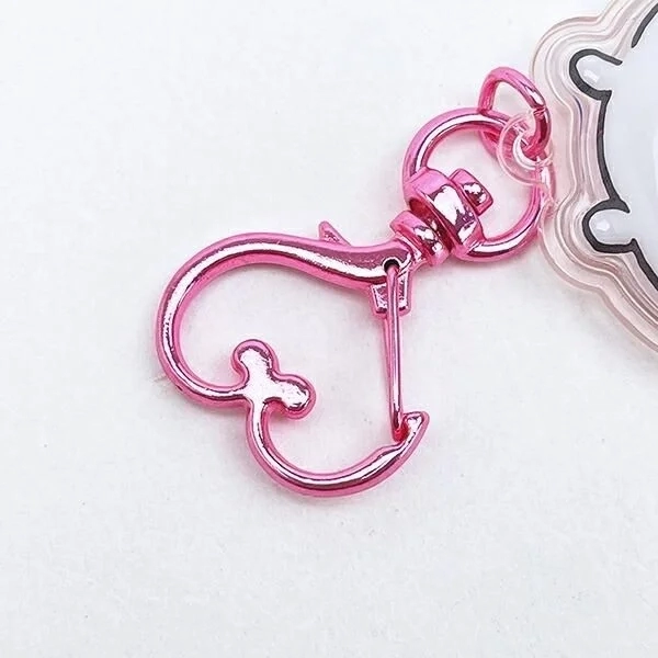 Pink metal clasp