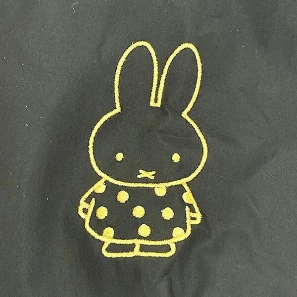 Gold Miffy embroidery