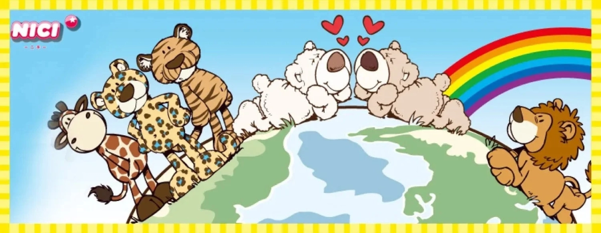 NICI Animal Characters Illustration