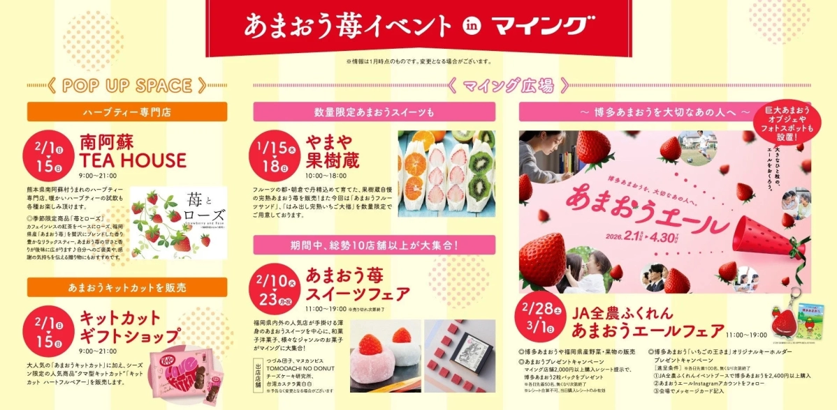 Mingu Amaou Strawberry Event Details Flyer