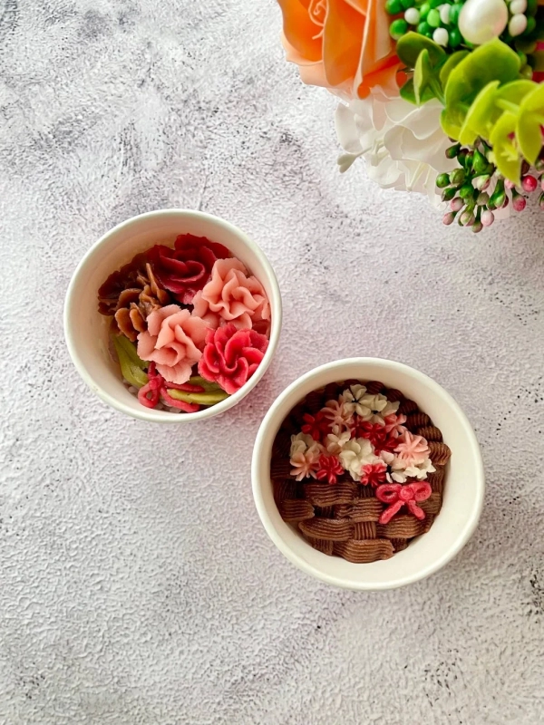 Flower Cupcakes for Workshop